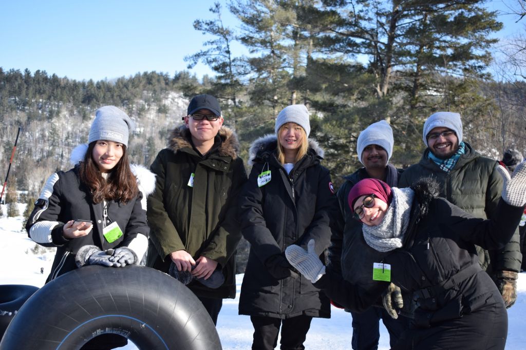 International students sample Canadian winter with fun on the slopes