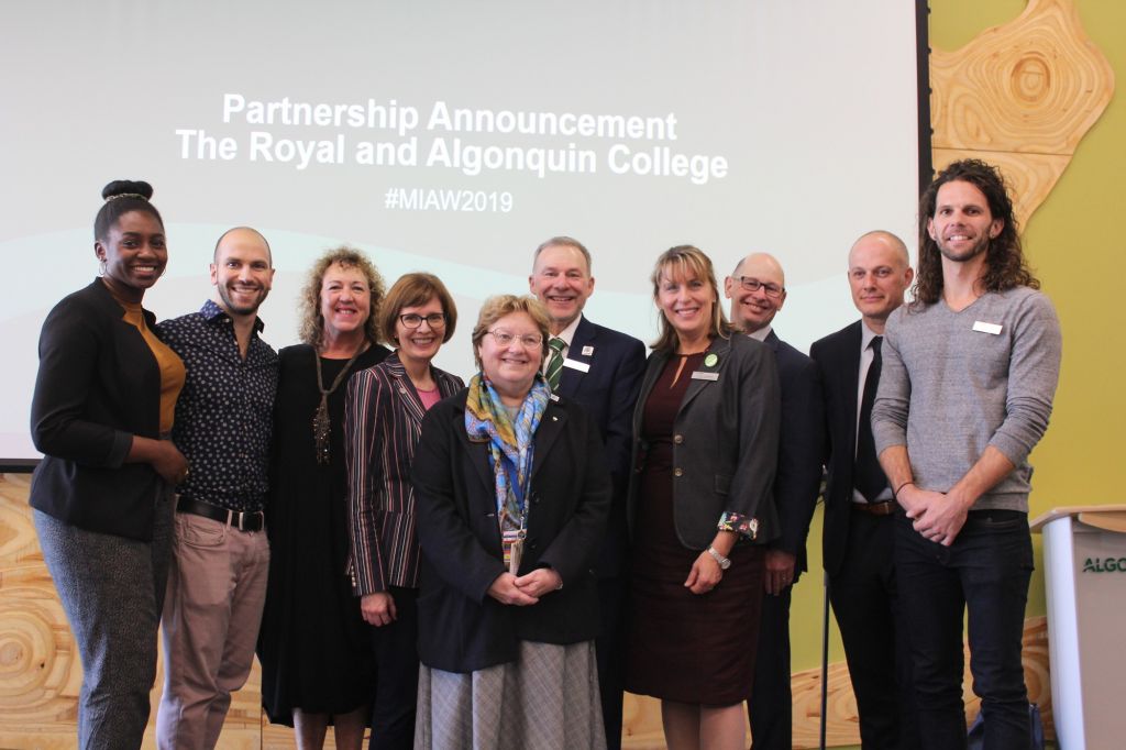 Algonquin and The Royal members proudly announce their partnership on Oct. 10, World Mental Health Day.