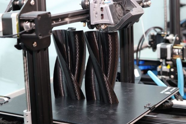 Makerspace 3D printers can turn a spool of PLA into a variety of interesting shapes and designs.