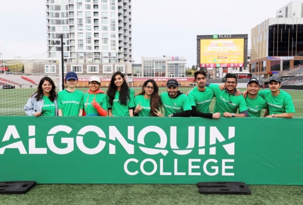 A charity event organized by Algonquin College, held at TD place in May, 2019