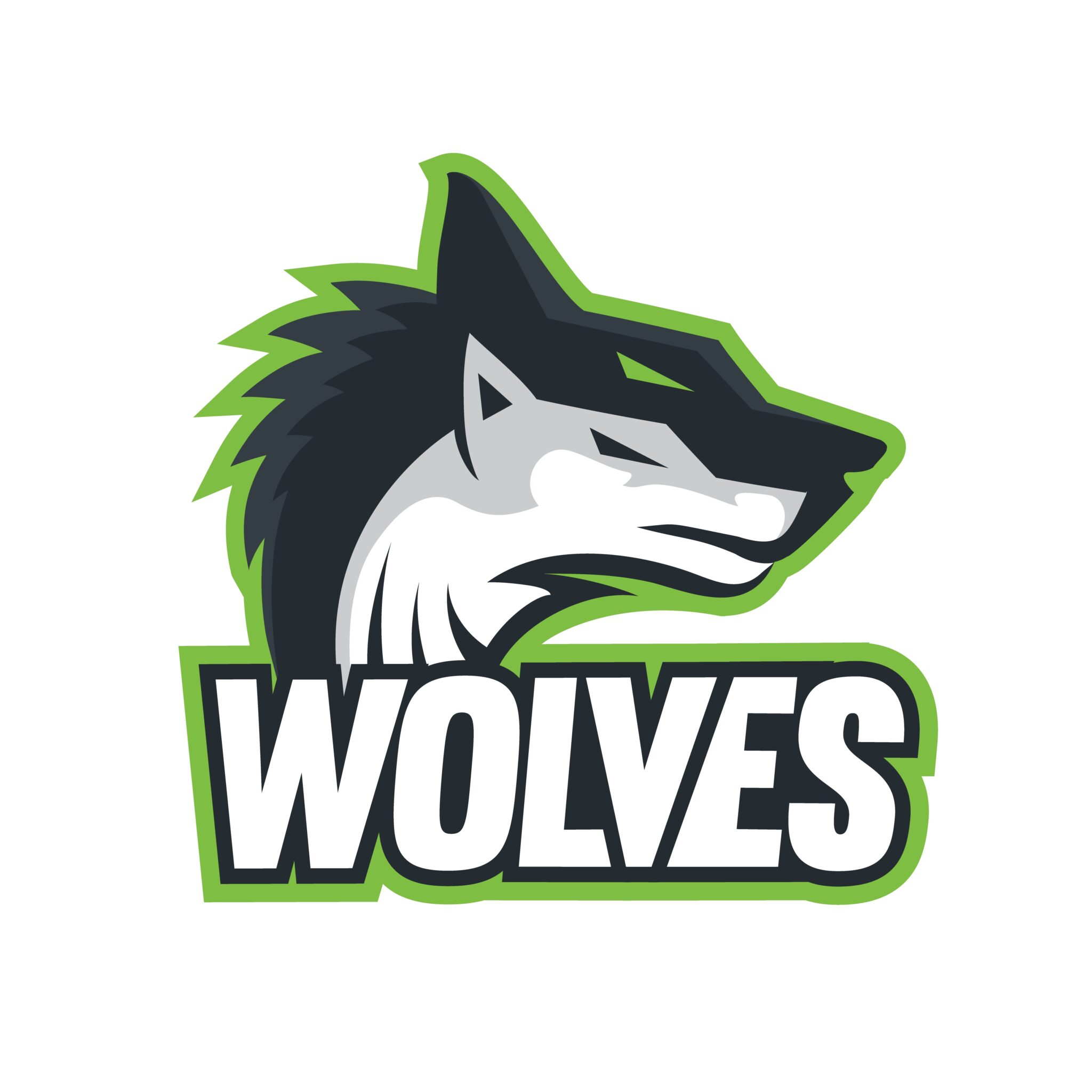 The new Algonquin Wolves logo.