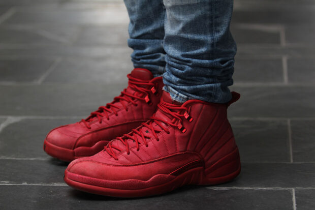 Mike Chiasson wearing Nike Air Jordan 12 Retro "Gym Red"