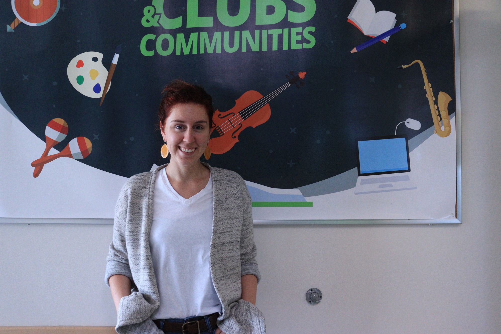 Nicole Hall, Clubs and Communities Coordinator at Algonquin College in Ottawa (located in room E209c).
