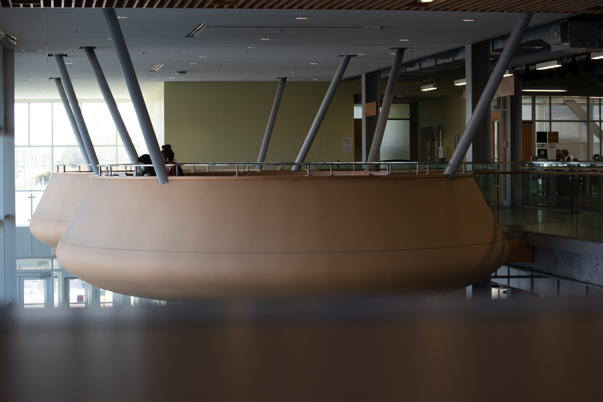 Study pods can be found at Algonquin's Woodroffe campus.