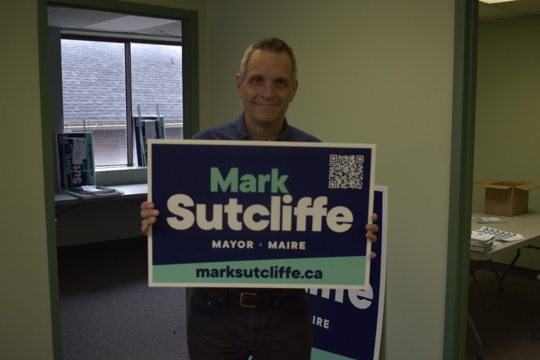 Mark Sutcliffe is running a centrist campaign for mayor.