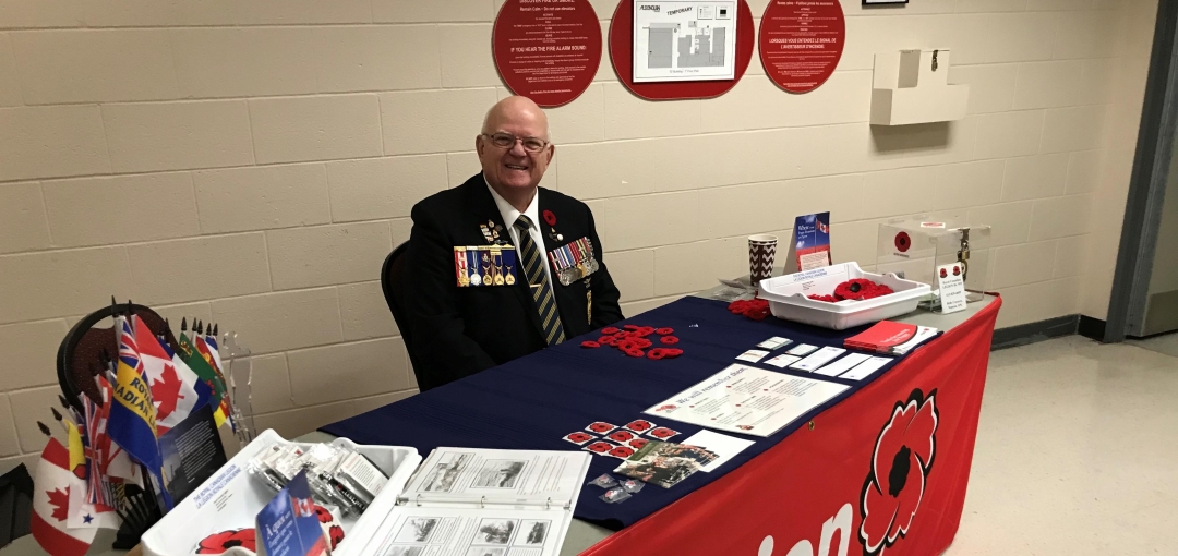 myAC photo of David Carty at Algonquin College. Carty is a 20-year veteran of the Canadian Armed Forces.