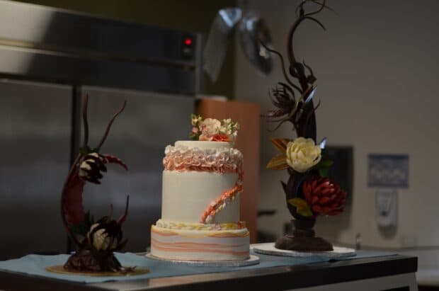 baked products on display that were made by students