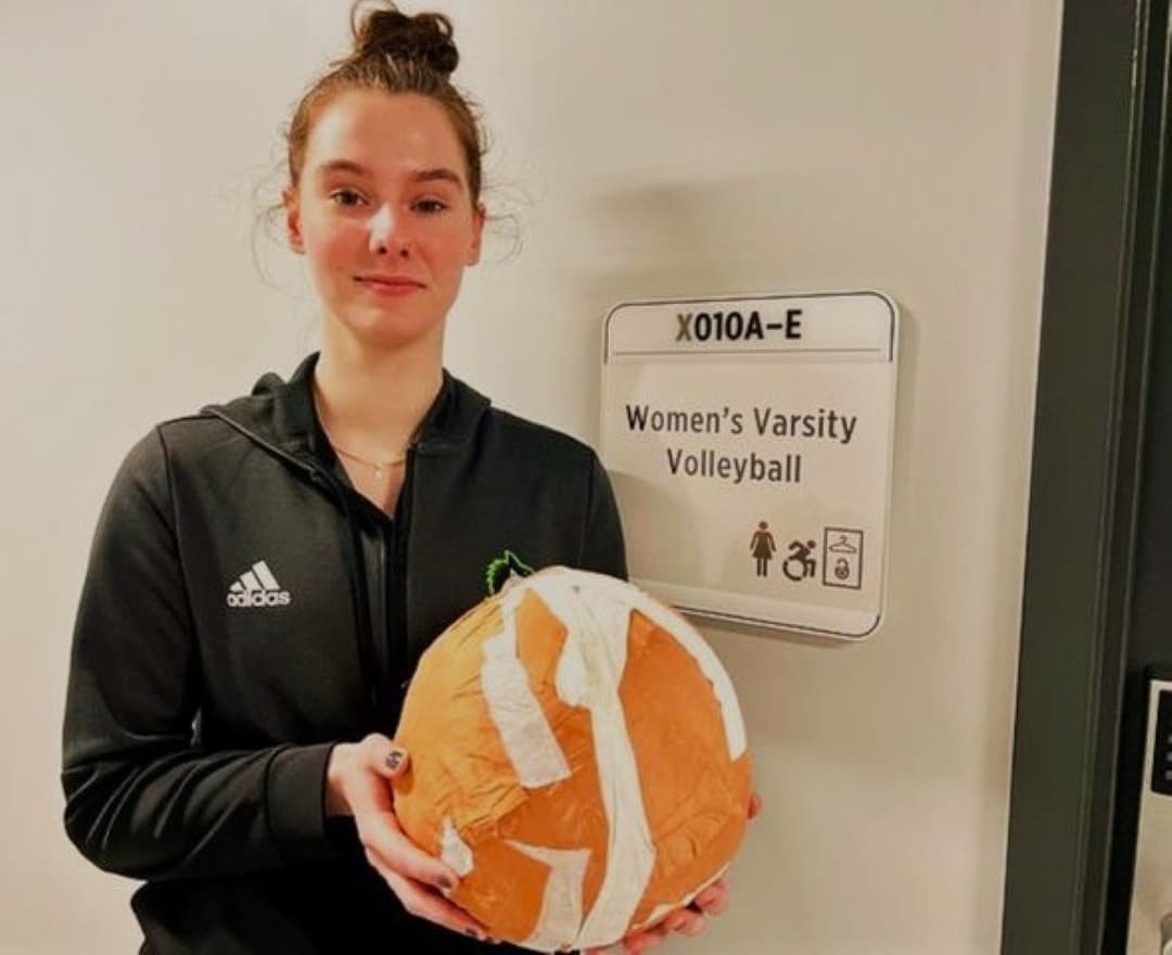 Started in February 2022, Erin Cunningham's injury tape ball grew quickly this season.
“There is talk of it just staying here as a legacy. But I am here next year, let’s hope it doesn’t grow to the size of a beachball,” said Cunningham.