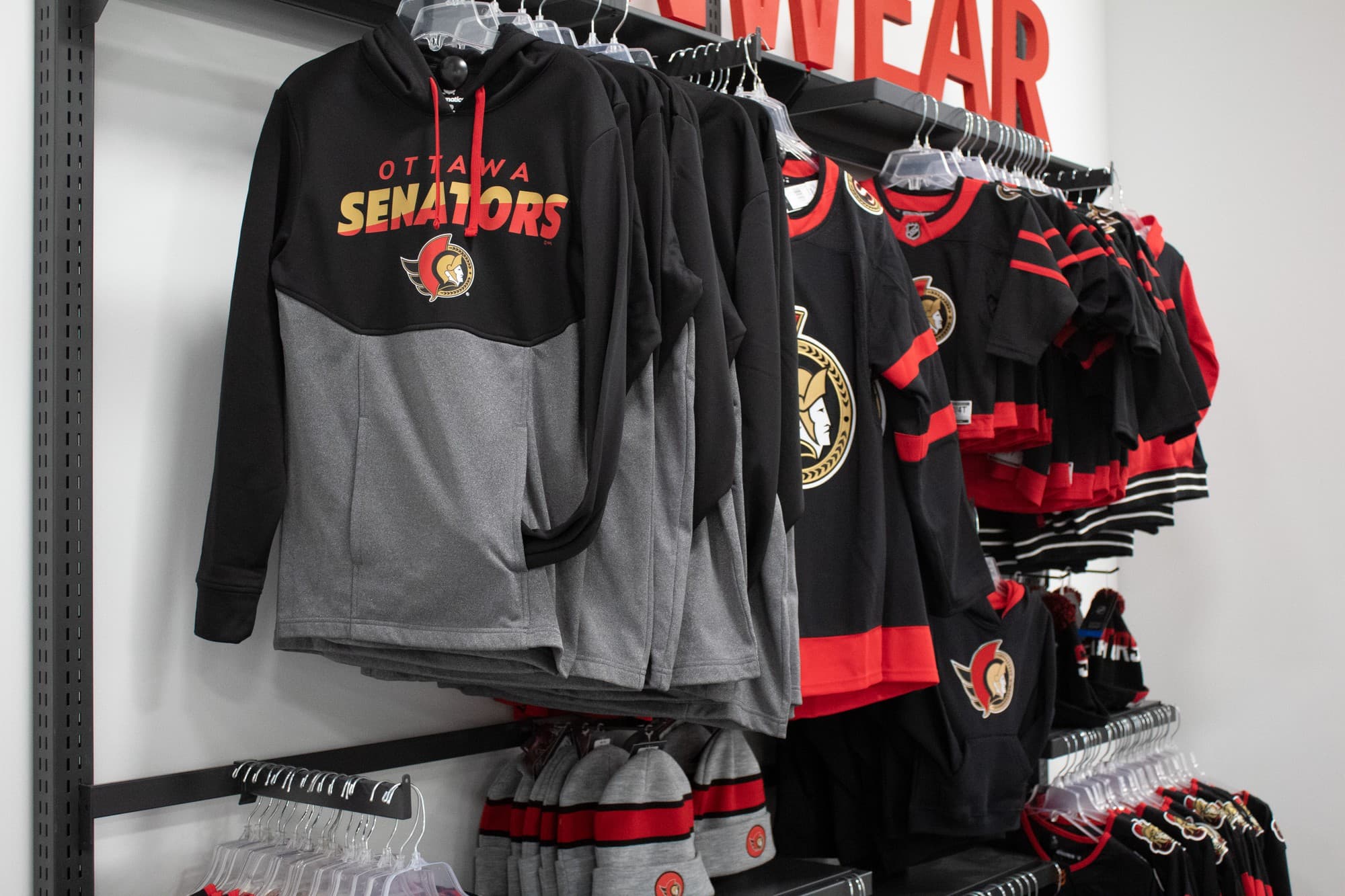 Ottawa Senators apparel is popular with fans.