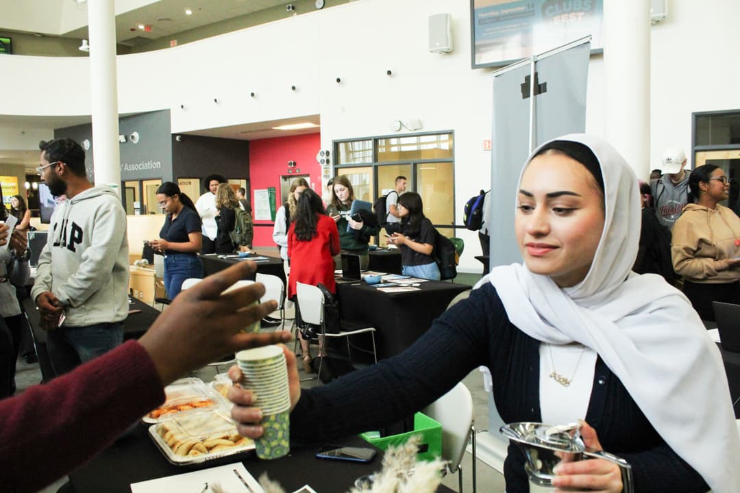 Leader of the Middle Eastern and North African Club, Dana Farejellah explains how having clubs for international students gives a sense of community at school. “I’ve noticed that many Arabs don’t really know each other,” she said, “and this club is a great way to get everyone together”.
