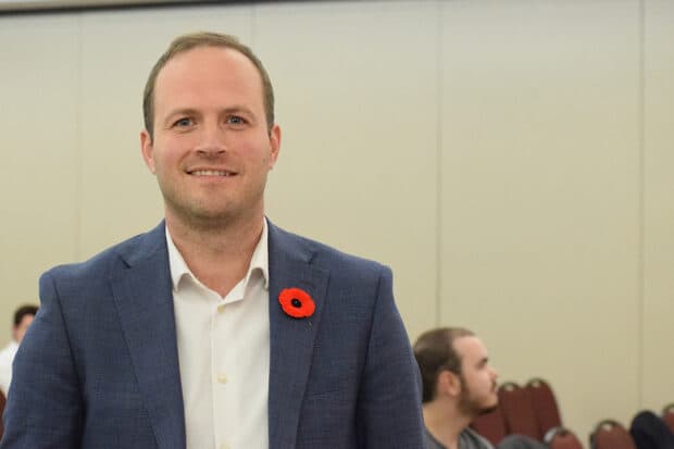 Nathaniel Erskine-Smith, MP for Beaches-East York, is vying to be seen as the progressive candidate for the Ontario Liberal Party leadership race.