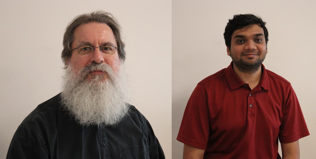Michael Voytinsky and Krunal Upadhyay are students the artificial intelligence software development program.