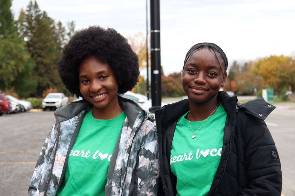 For students Peace Lyunade and Beulah Nwokotubo, meeting people who have the same interests as they do and giving back to the community is important.