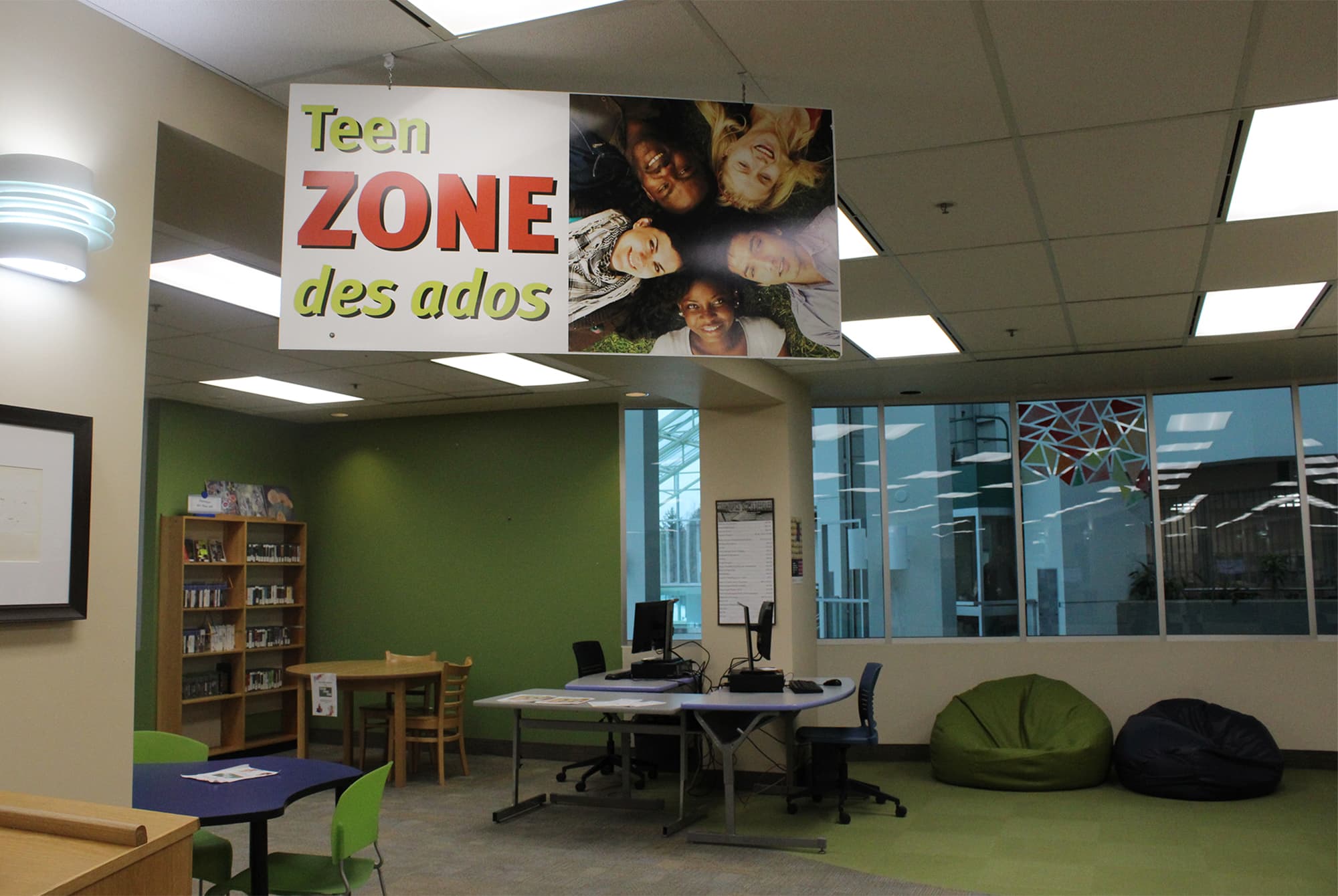 The Centrepointe branch's Teen Zone.