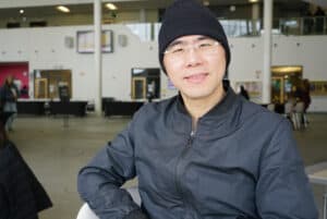 International student Quansheng Zhu, 44, has concerns about Canada's future immigrant policies over the next two years as a mature international student,