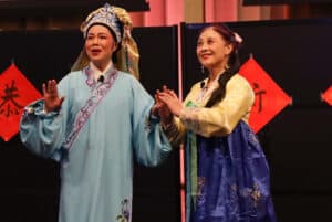 A Cantonese Opera "The Love of ChunXiang" was performed by Mengwei Yue-Opera Studio during the celebration at Parliament Hill on Feb.17.