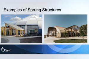 The City of Ottawa shows off the example of sprung structures.