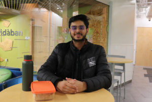 Khushneet Singh: An international student from India, currently a Level 1 Nursing Student and overnight environmental service worker.