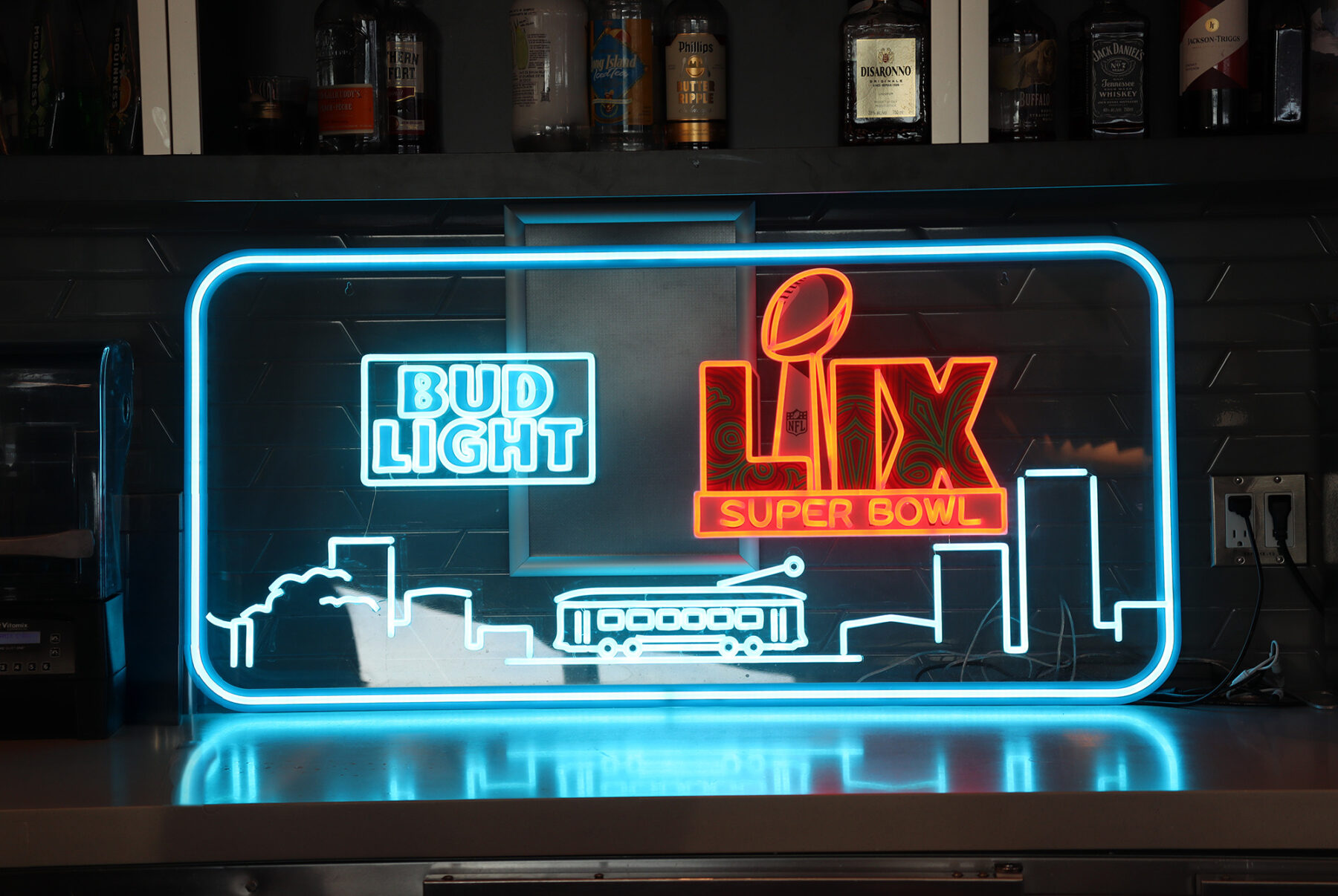 kansas city chiefs super bowl neon sign