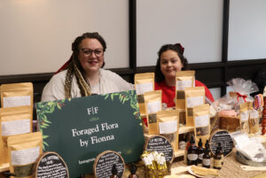 Fionna Wallace's 11-year-old daughter, Mira Wallace, was selling her creations, including bracelets, dehydrated apples and bath soak.