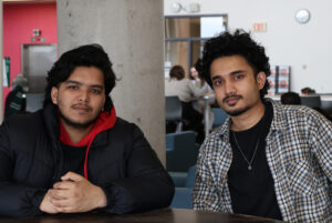 Sourav Thomas (left) and Rajath Nair hosted Tacos, Tequila and Trivia with Joel Navarro (not pictured).