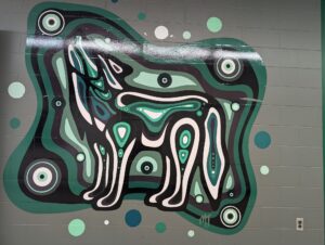 Mahingan(Wolf), pathway between D-building and A-building.