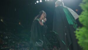 Students on Stage at Algonquin College Convocation
