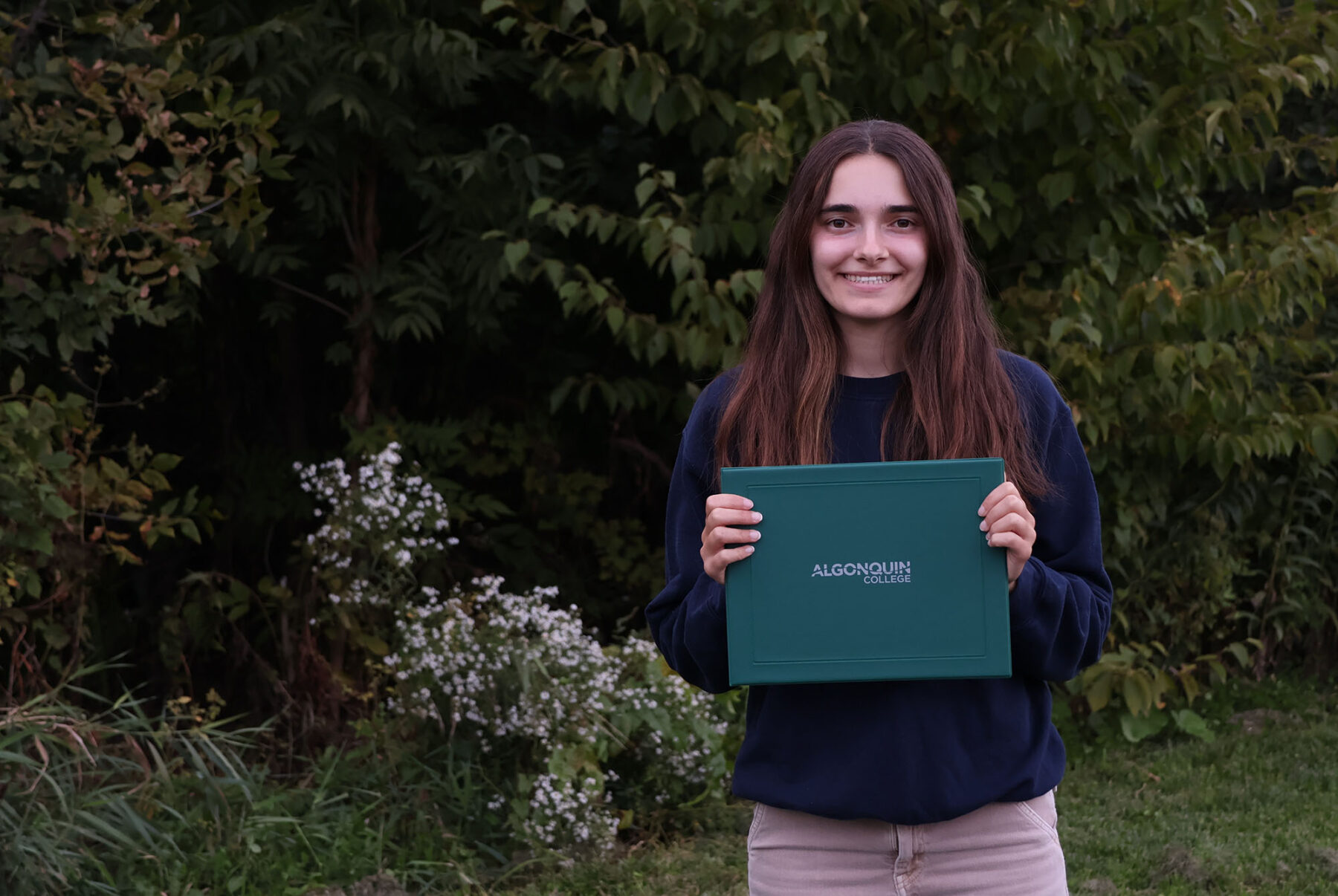 Vittoria Pantano graduated in June and hopes to find a job in the architecture field.