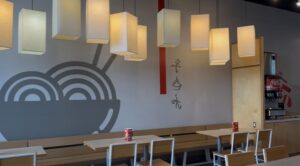 Edo Japan, where the lights are dimmed and the sushi is fresh.