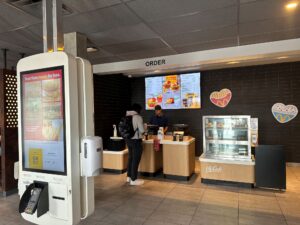 McDonald's, a place for students to go for a cheap meal after school.