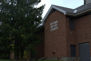 The Bethany Baptist Church where the Matthew House is located.