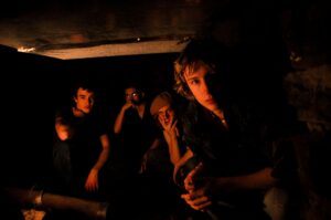 The Sundried Flies (from left to right): Ben Pontefract, Andrew Hudson, Andrew Crozier and Branden Tyhy