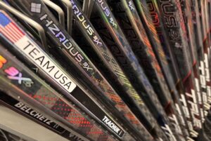 Brady Tkachuk True Pro Stock Player Stick for Team USA