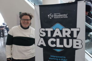 Alli Harris, the student life coordinator for the Algonquin Students' Association, was quite eager to organize and set up the event.