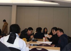 Students eat lunch in  the dining hall at Algonquin College on Jan. 19, 2026