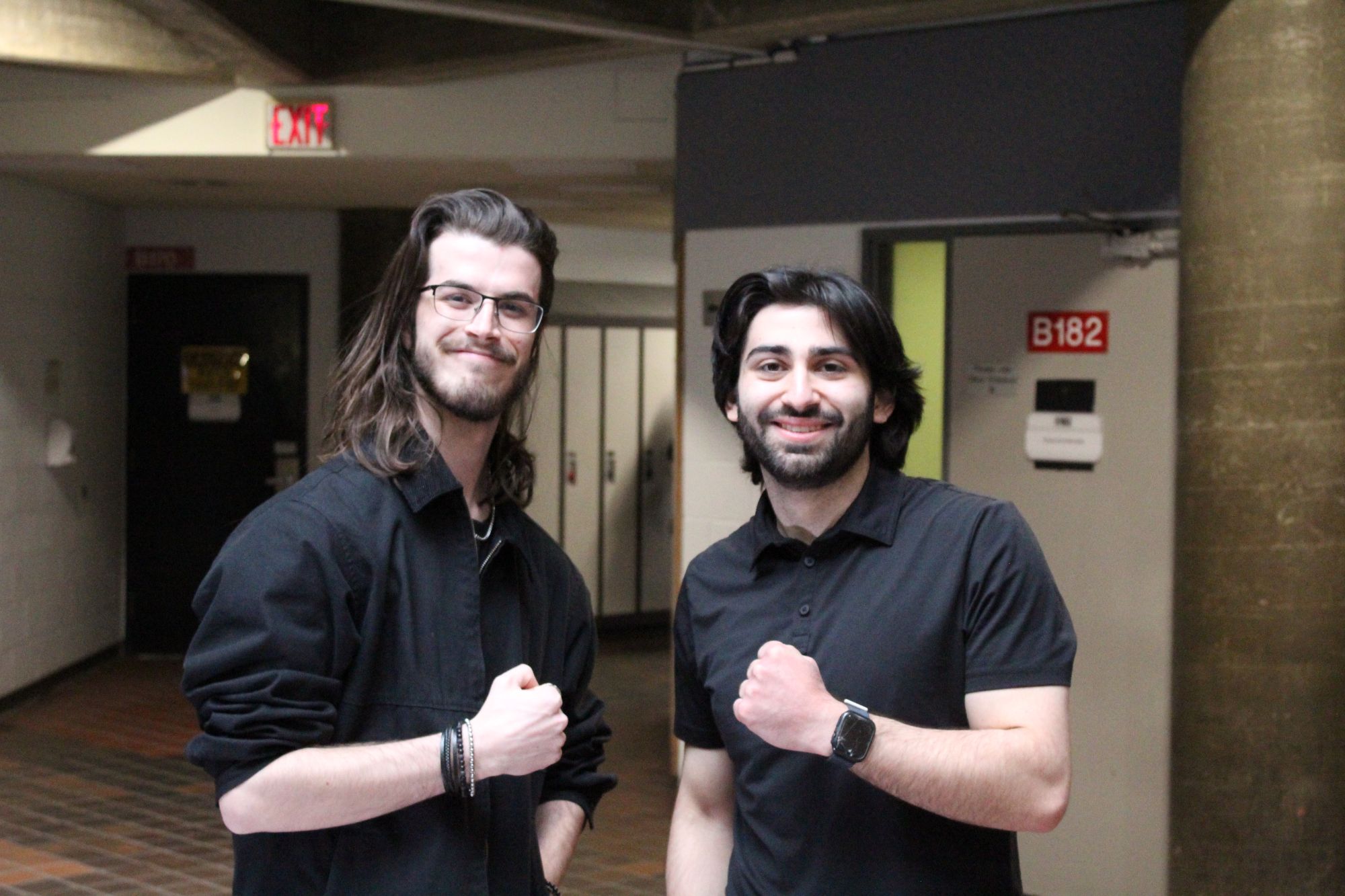 Tristan Yelle and Cameron Fazli are film and media production students eager for this year's Oscars.