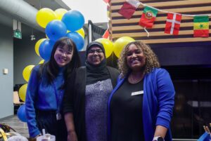 Donnielle Roman (right), and her colleagues from OCISO