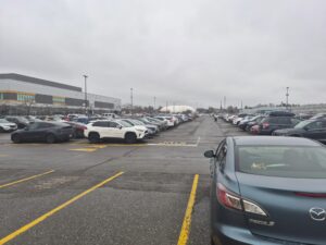Parking lot 8 at Algonquin College