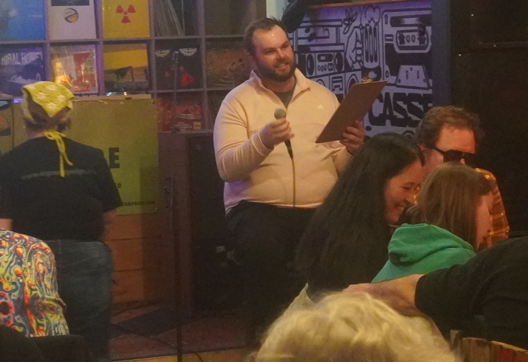 The stagehand at the event.