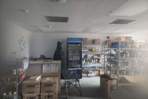 The Algonquin College Food Cupboard provides students with a "shopping experience" to pick what food they need.