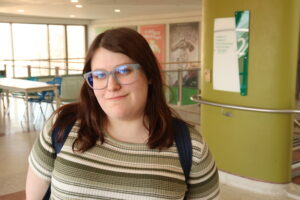 Kaitlyn McGillivray knows a lot of people in her developmental service worker program that get grants. She personally does not get any grants for her program.