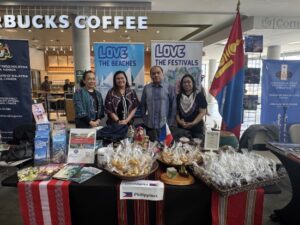 The Philippines team with their display during Algonquin College’s Celebration of Cultures.