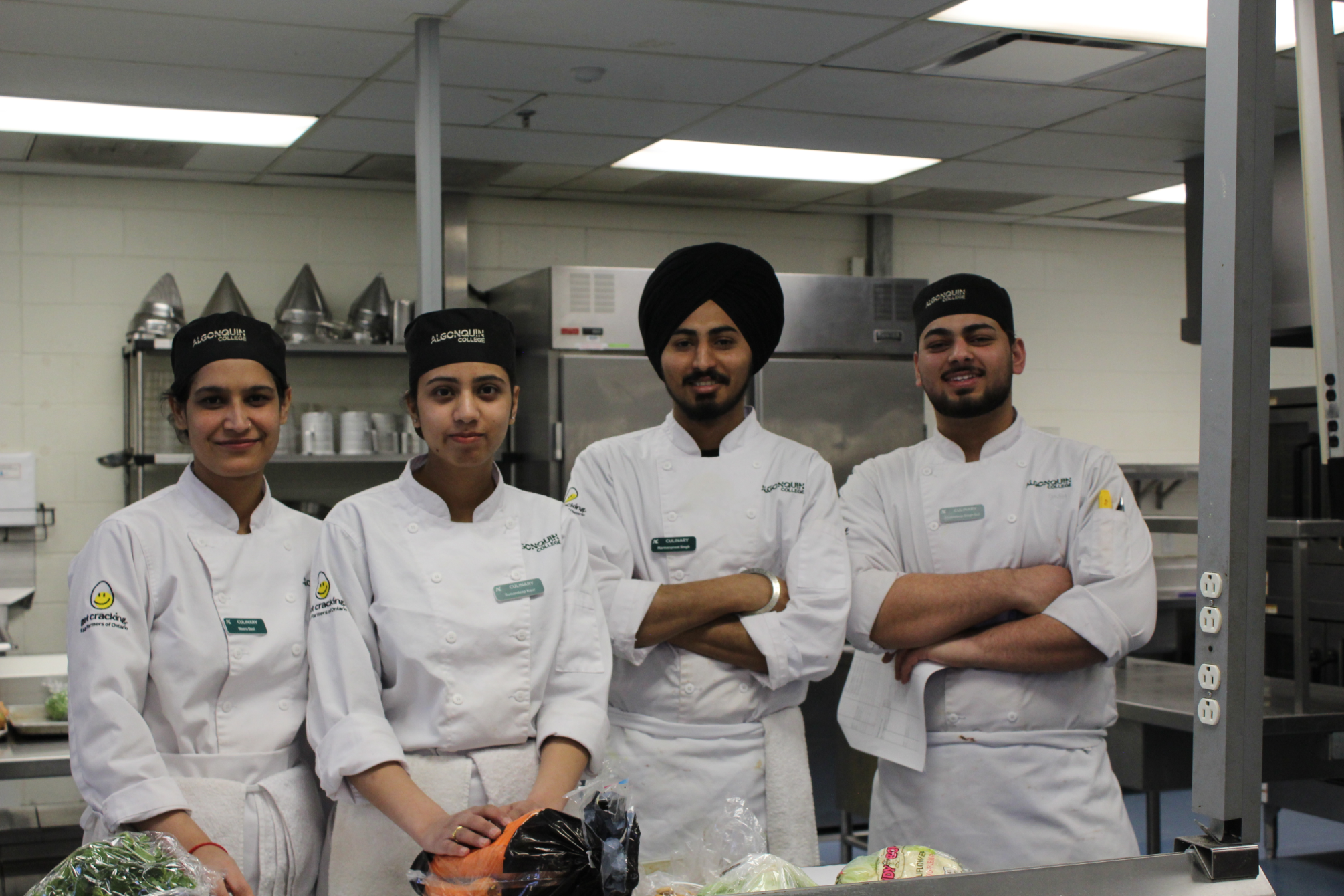 Algonquin College culinary students.