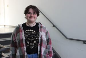 Horticulture student Rhianwen Thibert is concerned for broader environmental impacts the program closure could cause.