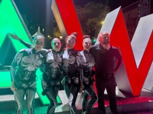 Claudia Cipollina, Valeria Ugone, Valeria Serra, Gaia Pascolo and the Director Andrea Piallini after the show.