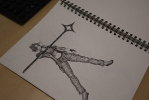 Artwork created by club leader Sebastian Frank.