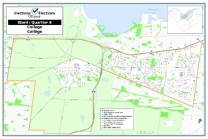Map of Ottawa's College Ward boundaries. (City of Ottawa)