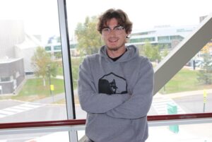 Business and administration student Finn Swale